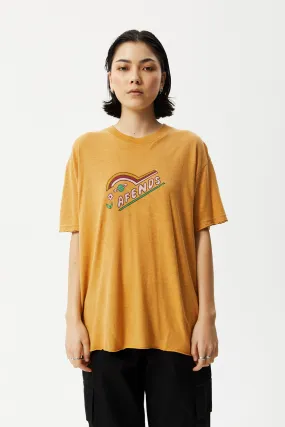 Day Dream Slay Oversized Graphic T-Shirt - Mustard Day Dream Slay Oversized Graphic T-Shirt - Mustard