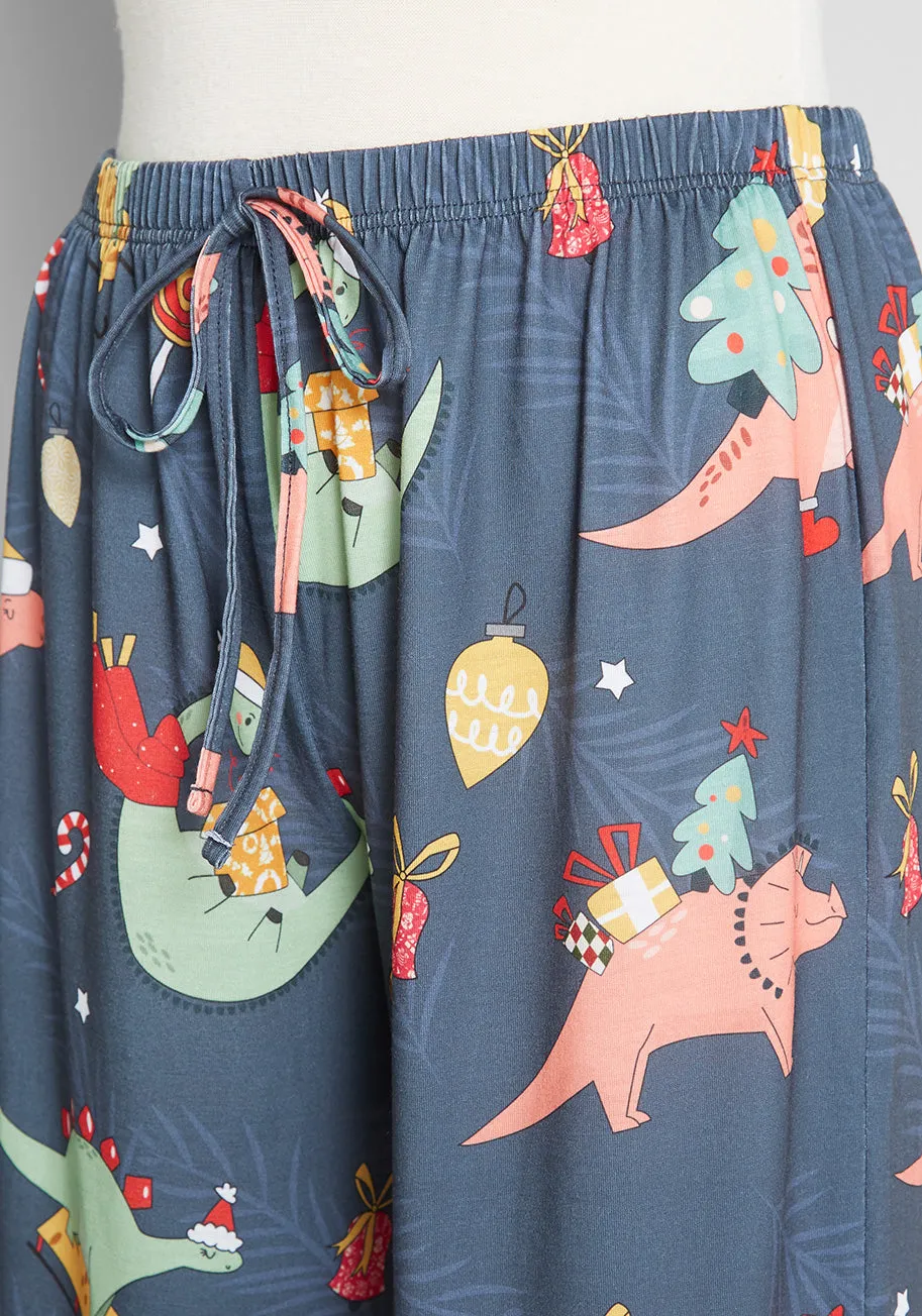 Delightful Dino Delivery Pajama Pants