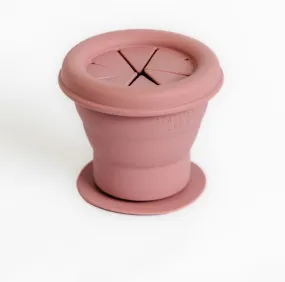 Desert Rose Silicone Snack Cup Desert Rose Silicone Snack Cup