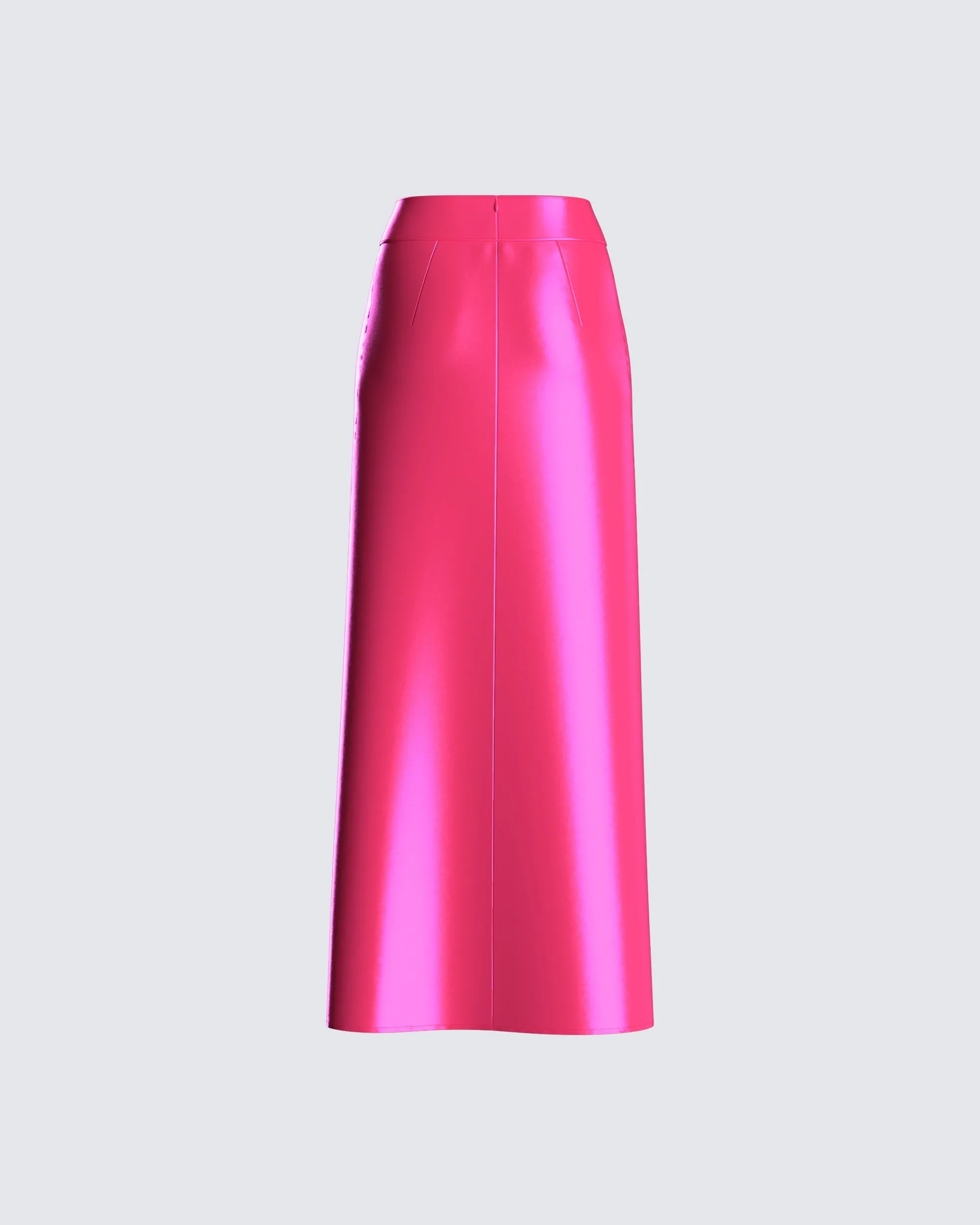 Diana Satin Pleated Maxi Skirt
