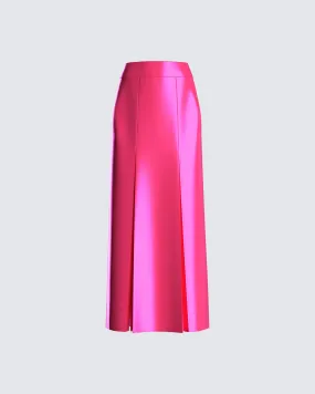 Diana Satin Pleated Maxi Skirt Diana Satin Pleated Maxi Skirt