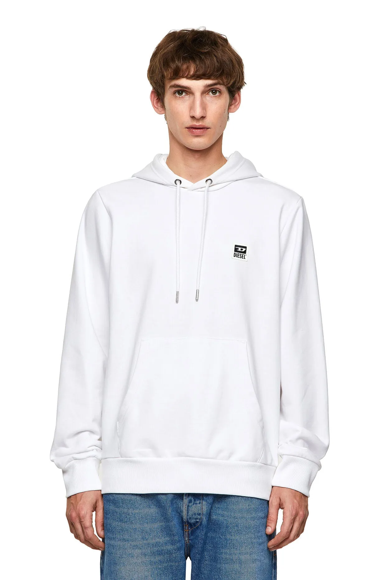 DIESEL HOODED SWEATER - S-GIRK - A003310HAY