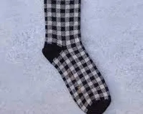 Ds - Ladies Merino Crew Gingham Ds - Ladies Merino Crew Gingham