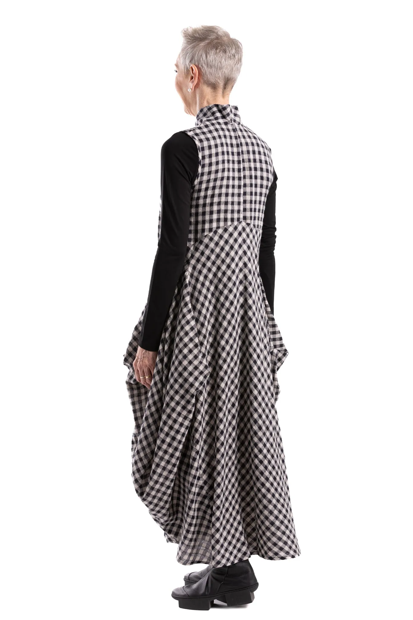 EMIKO HIGH COLLAR DRESS JG