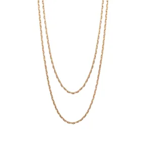 Faceted Long Guard Chain Faceted Long Guard Chain