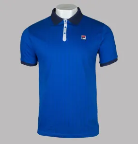 Fila Vintage BB1 Classic Striped Polo Bright Blue/Fila Navy Fila Vintage BB1 Classic Striped Polo Bright Blue/Fila Navy