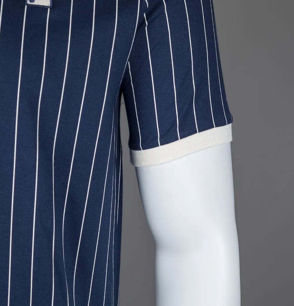 Fila Vintage BB1 Classic Striped Polo Shirt Fila Navy/Gardenia/Fila Red