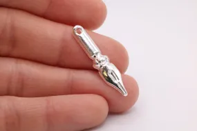 Fountain Pen Charm, 925 Sterling Silver, 636 Fountain Pen Charm, 925 Sterling Silver, 636