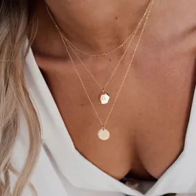 Frankie - Triple Layer Personalised Necklace Frankie - Triple Layer Personalised Necklace