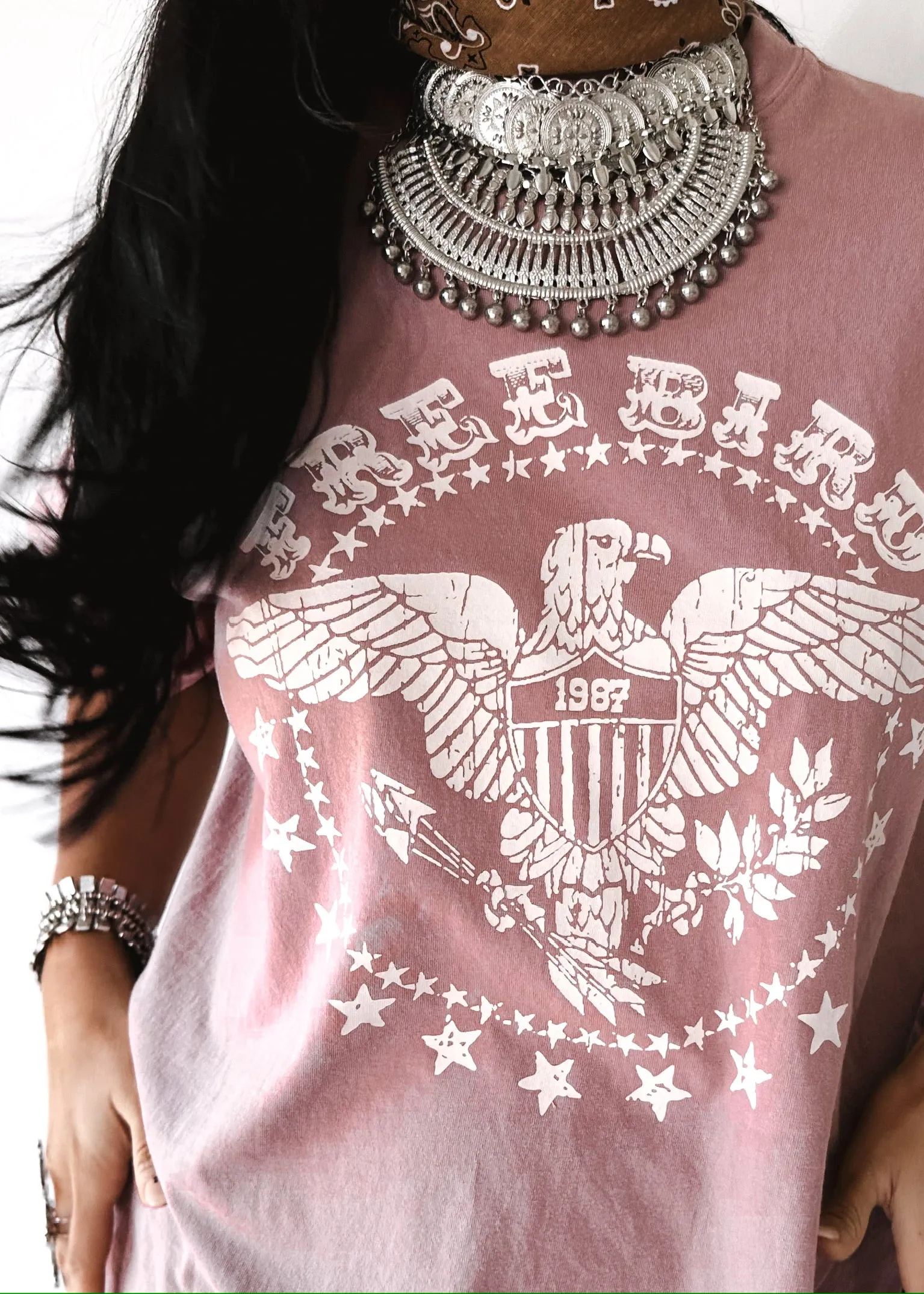 FREE BIRD SIDE SLIT TEE
