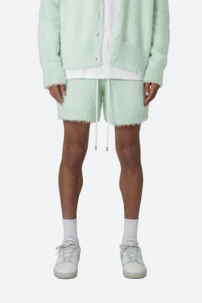 Fuzzy Sweatshorts - Mint Fuzzy Sweatshorts - Mint