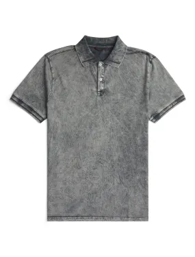 Grey Jersey Short Sleeve Polo Grey Jersey Short Sleeve Polo