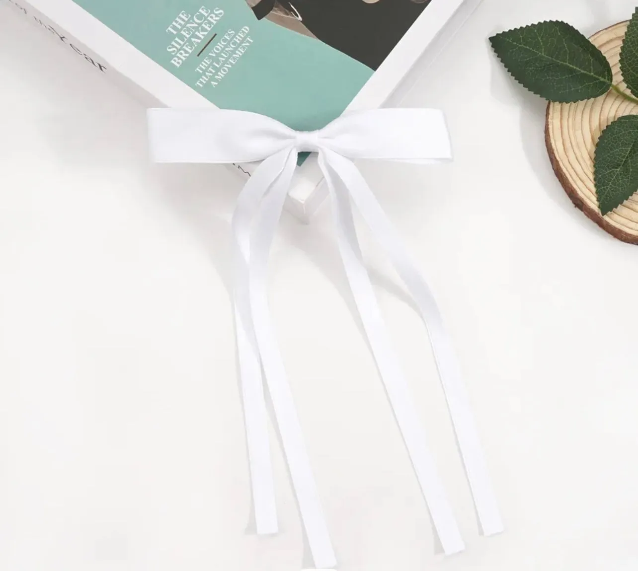 Hair Bow Clips Satin Cute Hair Ribbons with Long Tails Girls Ribbon Bows for Hair BowKnot Barrettes Hair Accessories