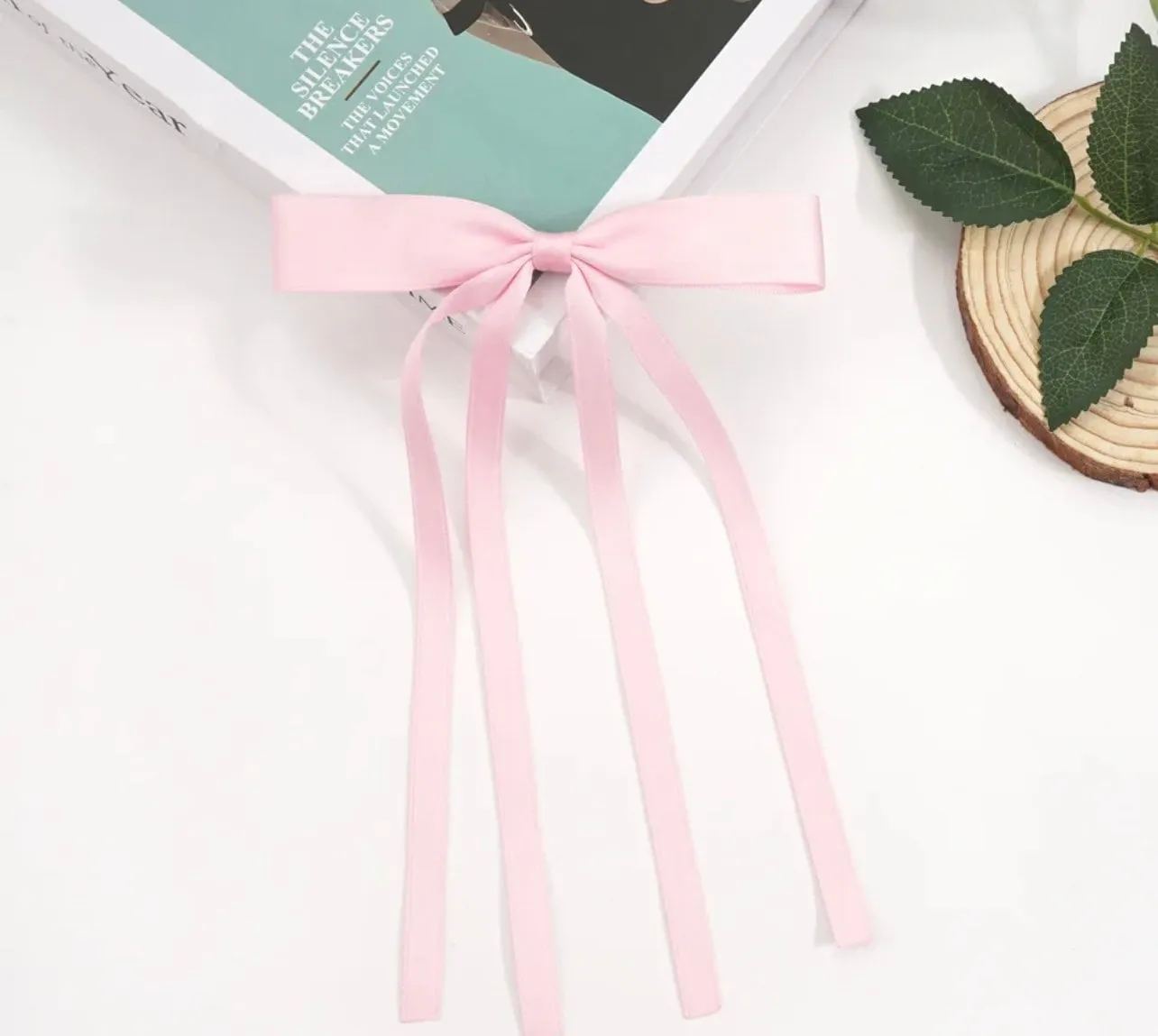 Hair Bow Clips Satin Cute Hair Ribbons with Long Tails Girls Ribbon Bows for Hair BowKnot Barrettes Hair Accessories