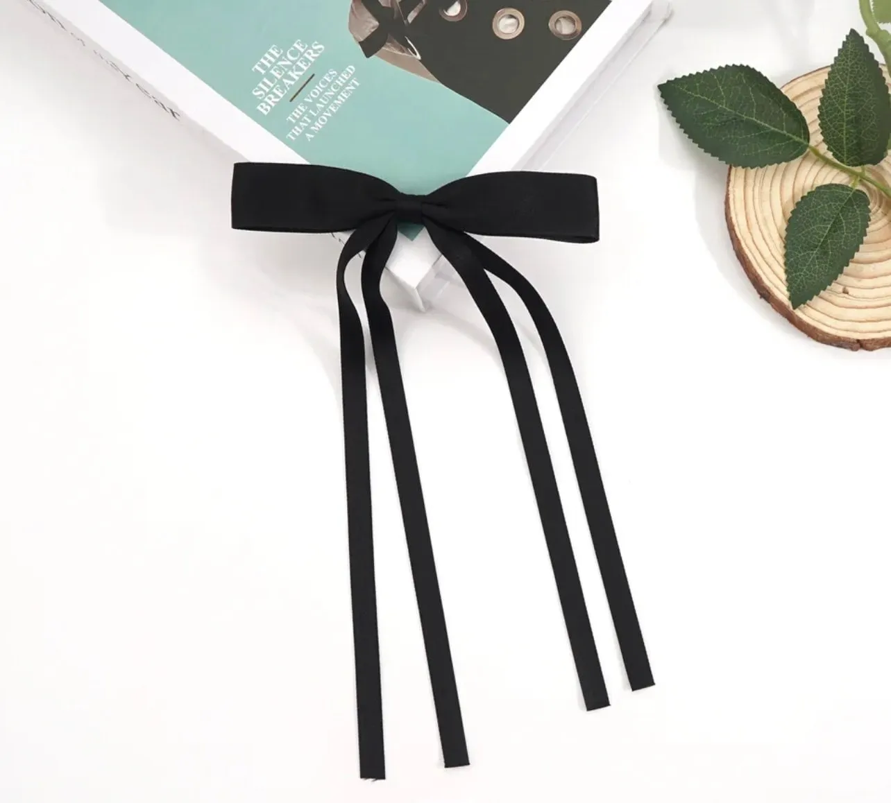 Hair Bow Clips Satin Cute Hair Ribbons with Long Tails Girls Ribbon Bows for Hair BowKnot Barrettes Hair Accessories