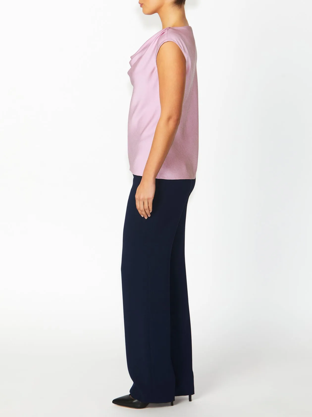 Harmony Lilac Cowl Neck Top