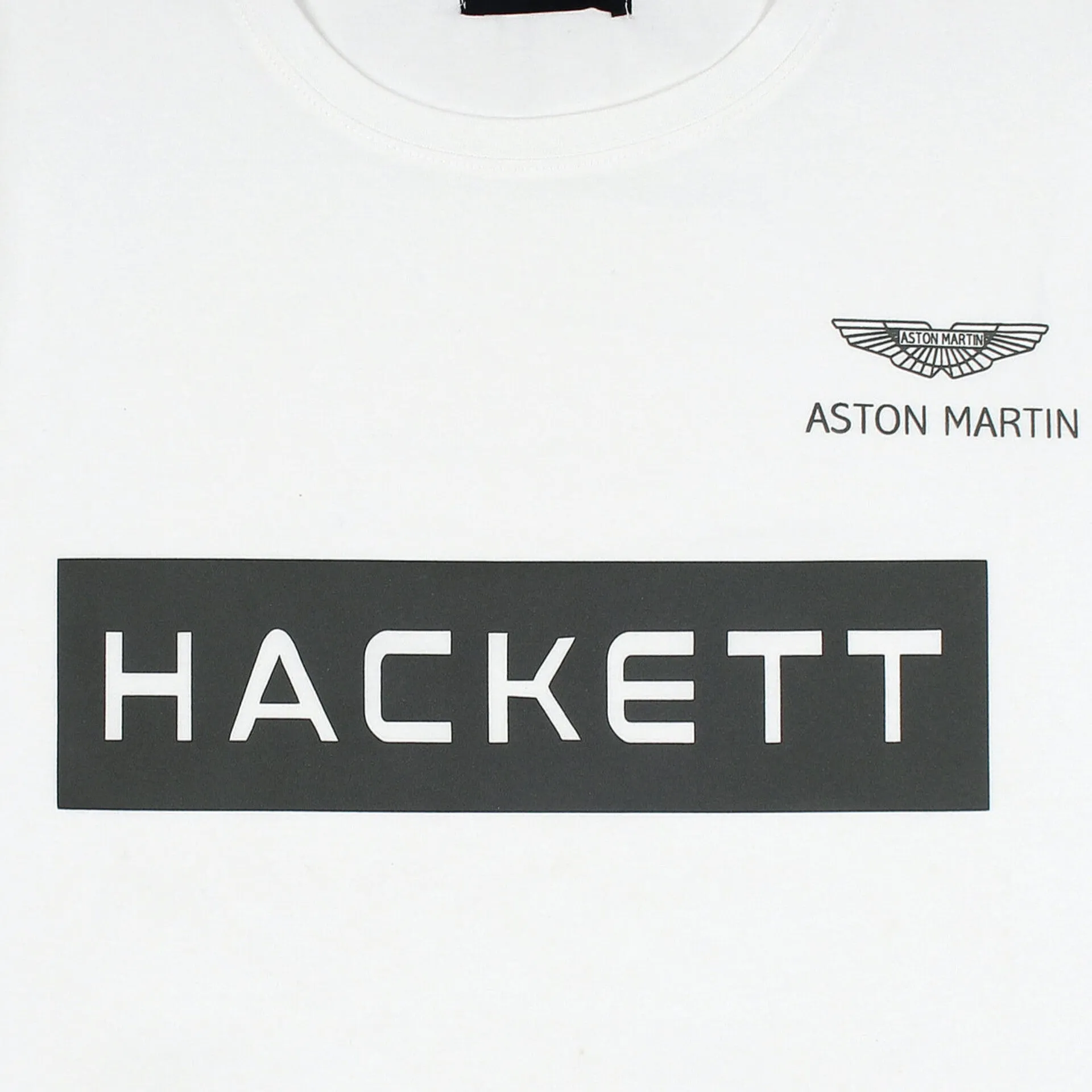 HC - Men 'White' Hackett Printed Logo T-Shirt HC780