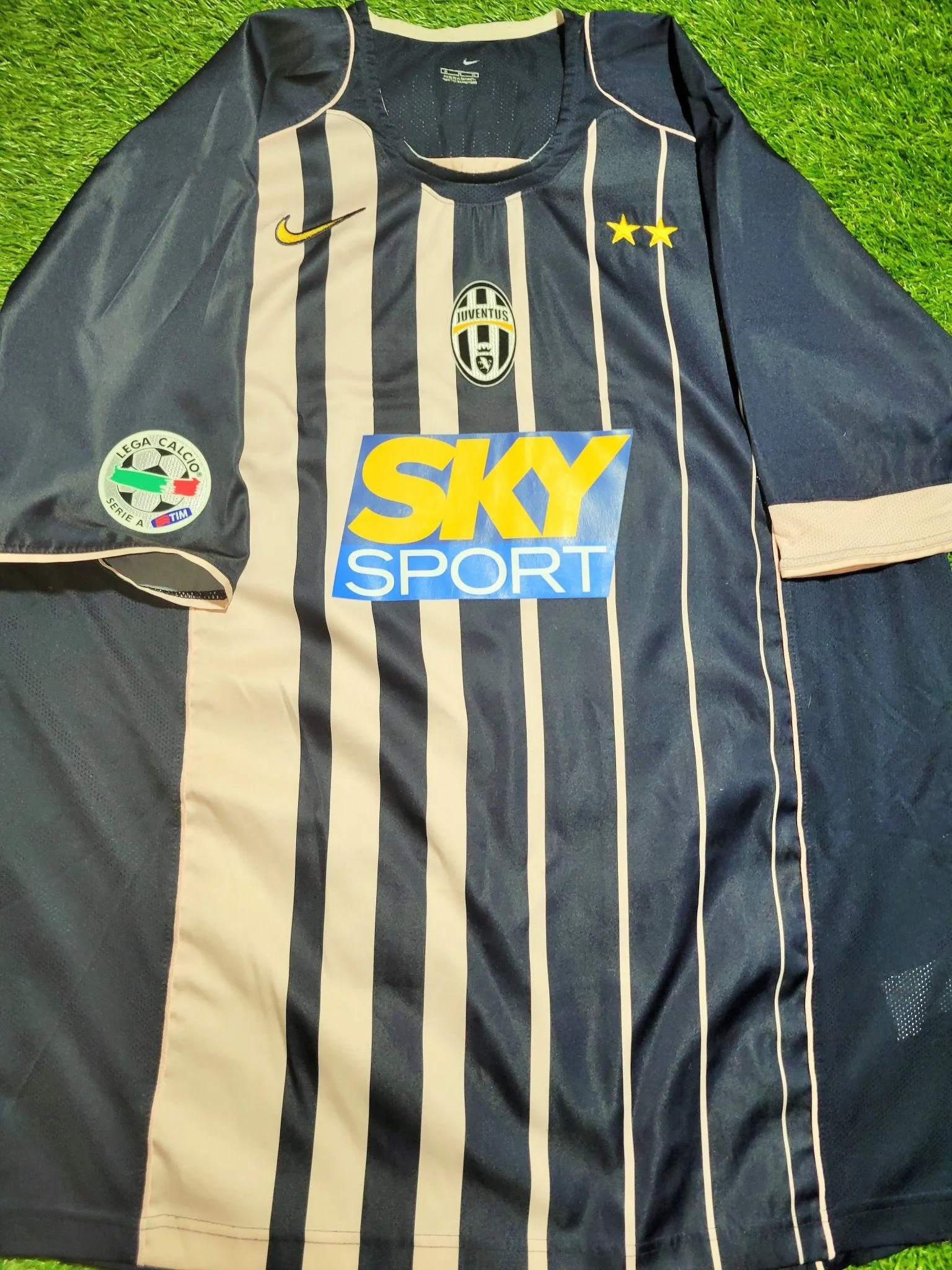 Ibrahimovic Juventus 2004 2005 Away Soccer Jersey Shirt XL