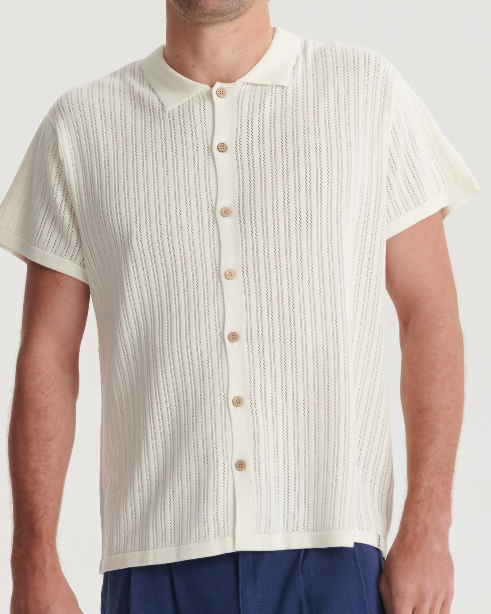 Intro Knit Shirt - White