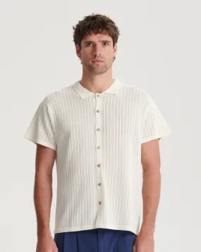 Intro Knit Shirt - White Intro Knit Shirt - White