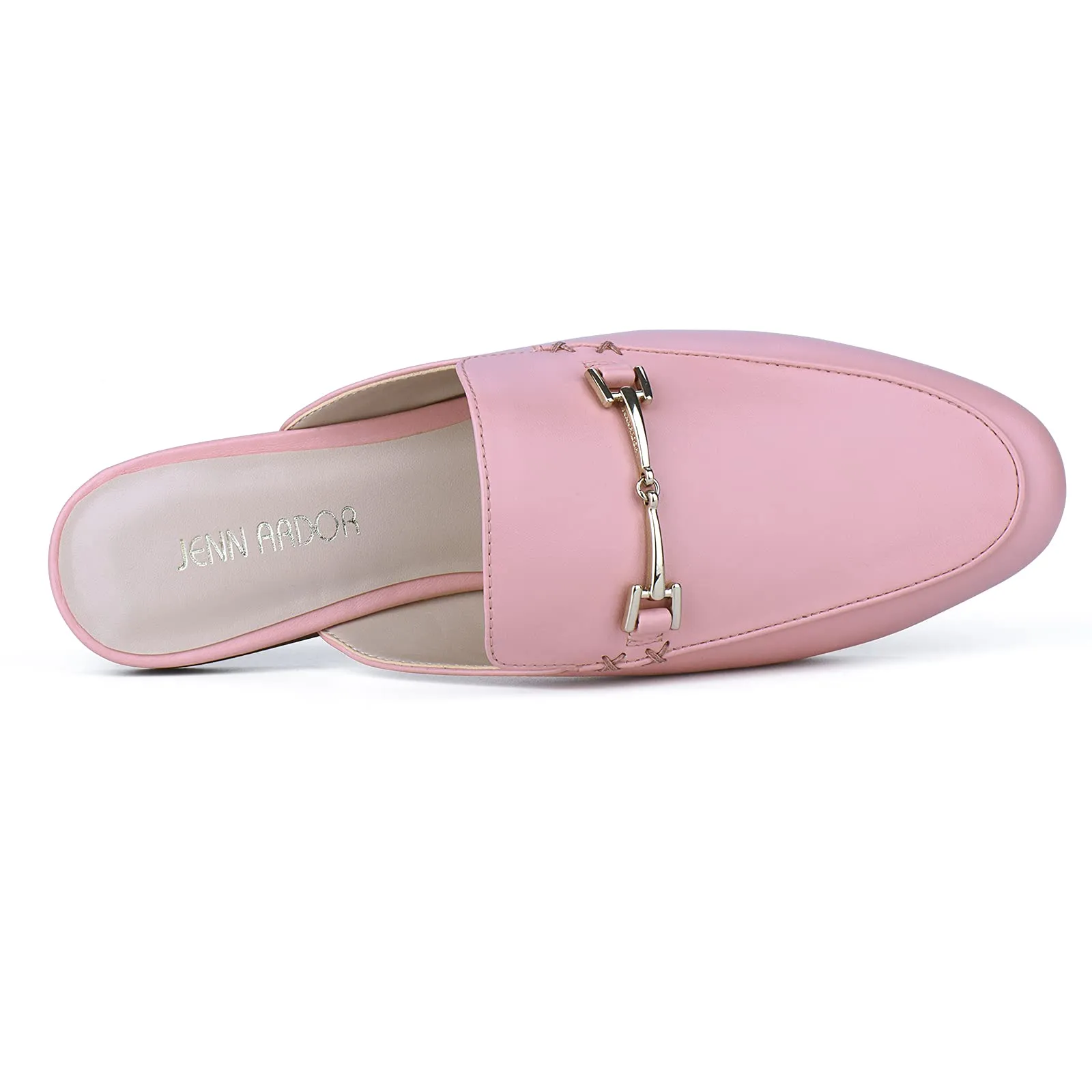 JENN ARDOR Women Smooth Artificial Leather Flat Mules