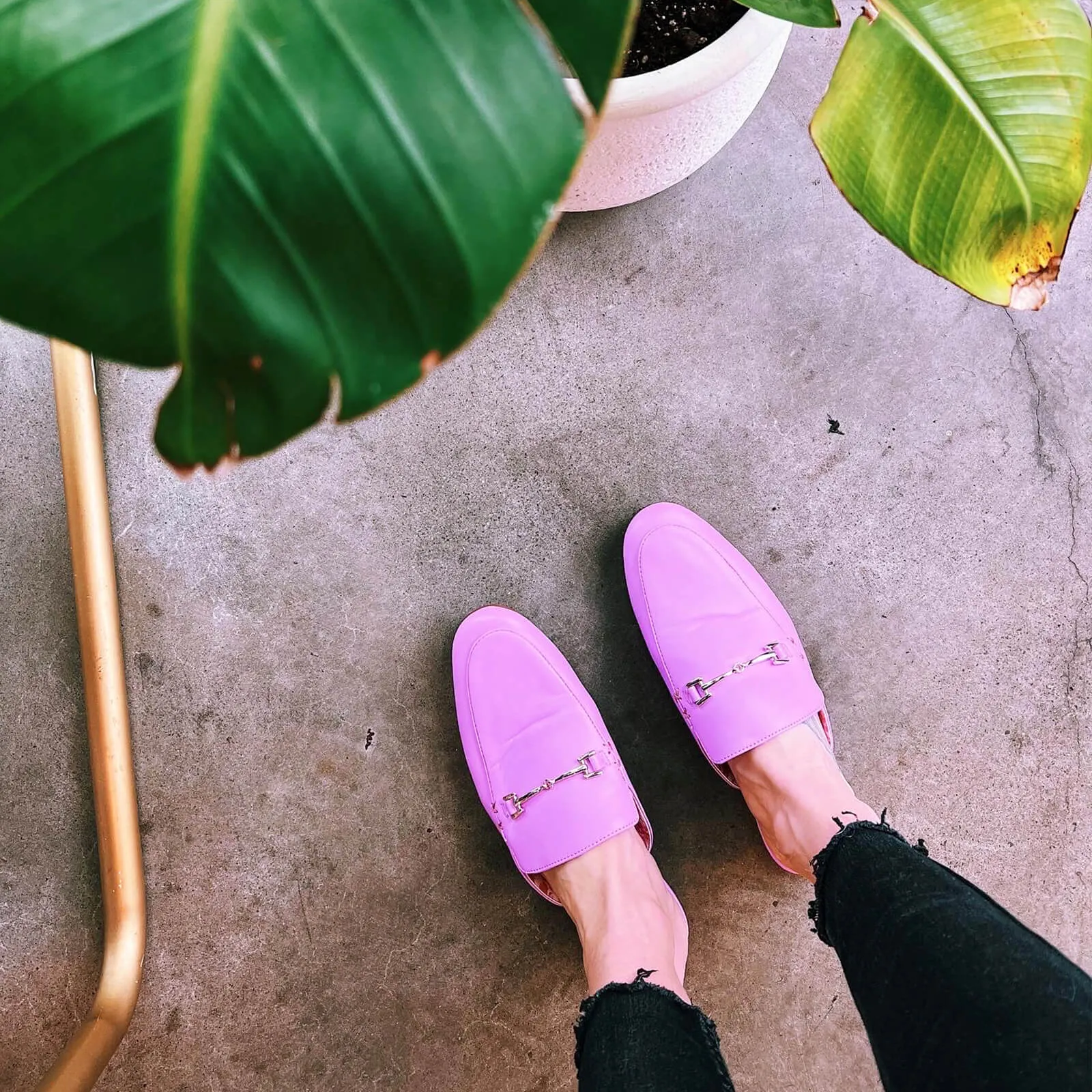 JENN ARDOR Women Smooth Artificial Leather Flat Mules