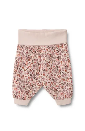 Jersey Pants Cody - Pale Rose Flowers Jersey Pants Cody - Pale Rose Flowers