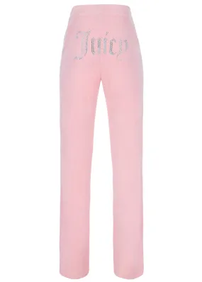 Juicy Couture Tina Contrast Diamante Pants - Almond Blossom Juicy Couture Tina Contrast Diamante Pants - Almond Blossom