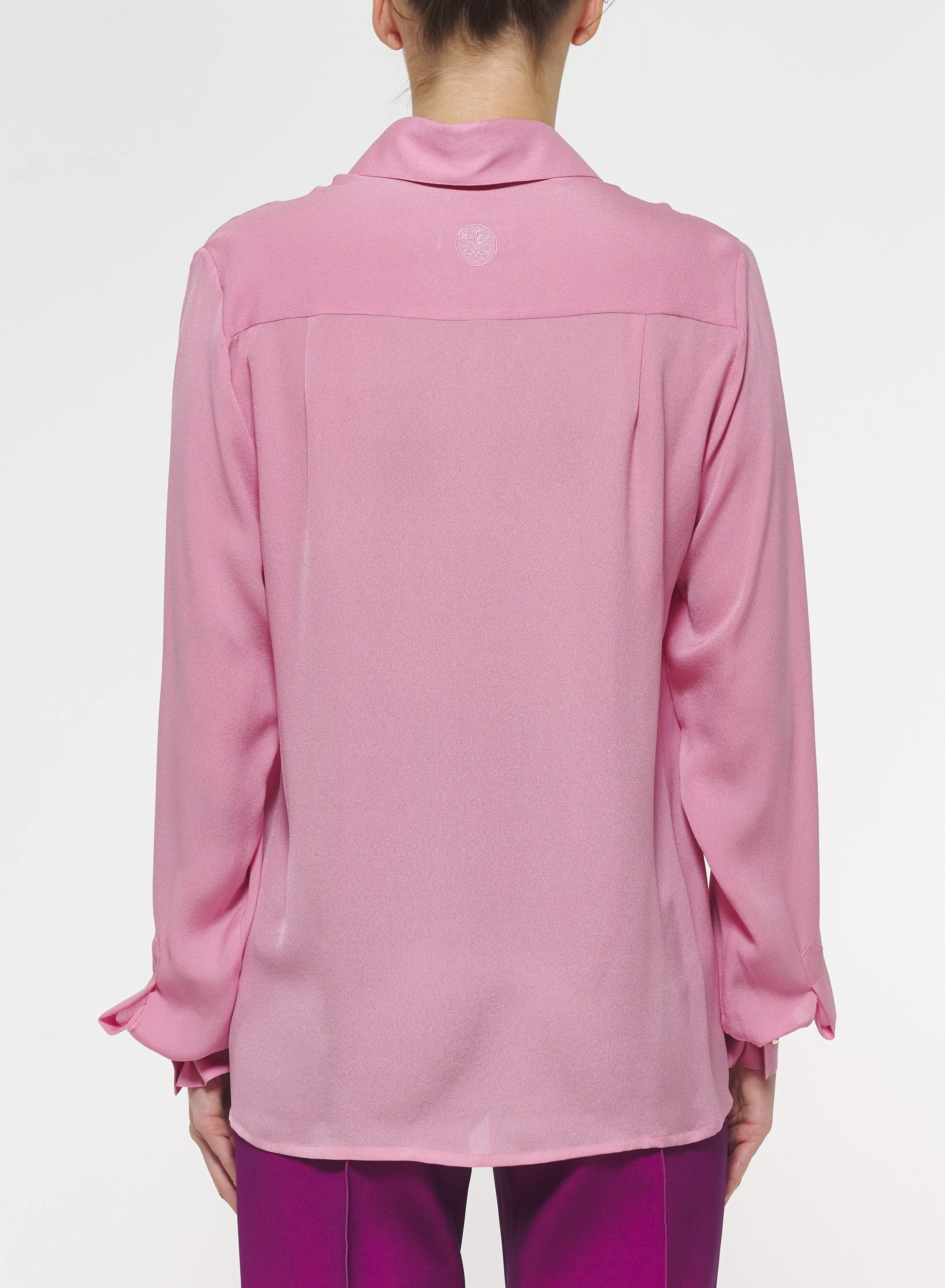 Lavallière Silk Shirt