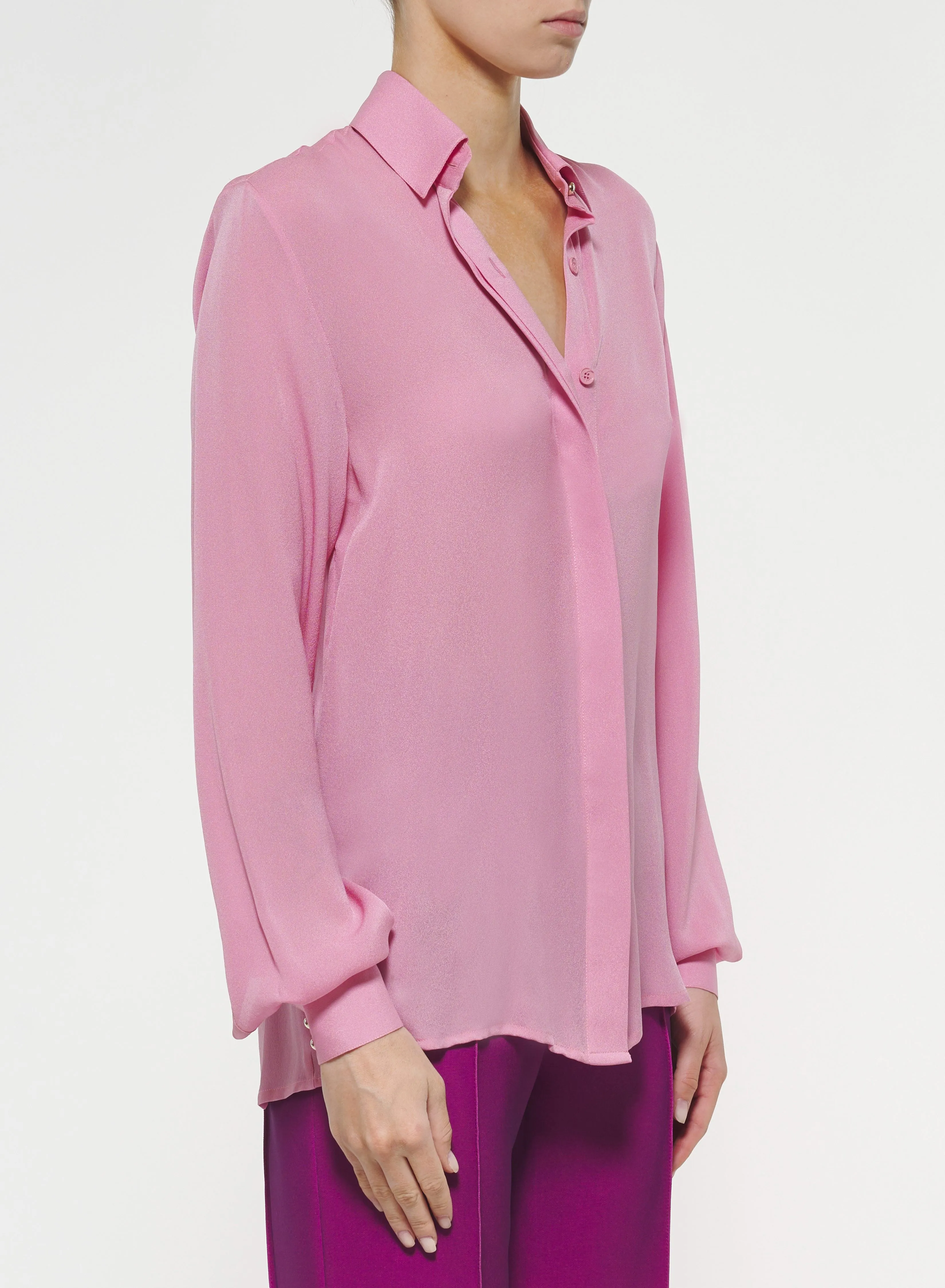 Lavallière Silk Shirt