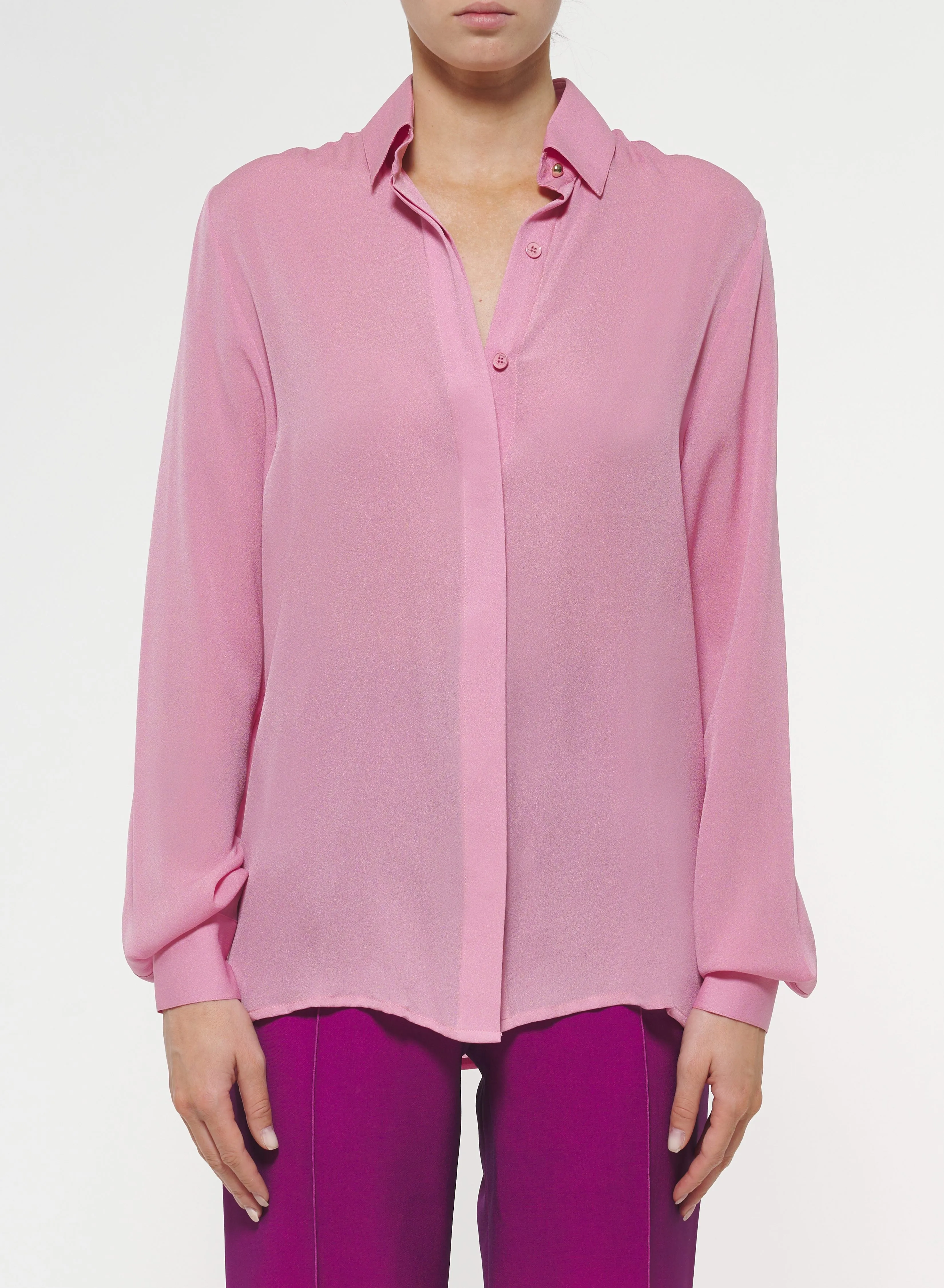 Lavallière Silk Shirt