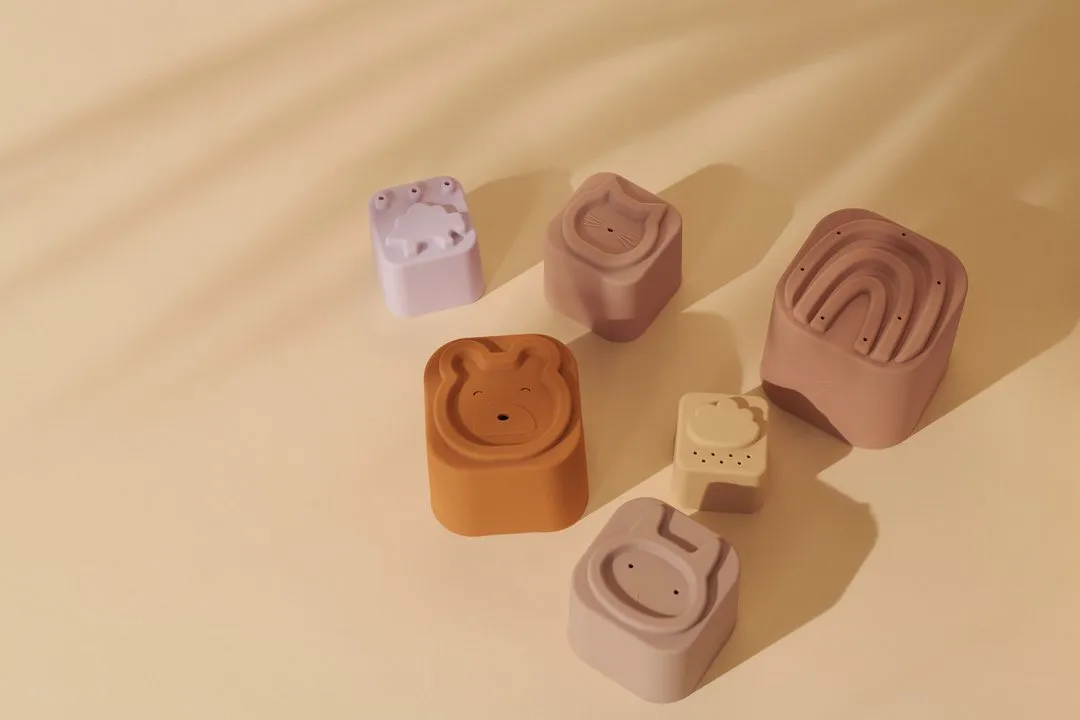 Liewood Zuzu Stacking Cup - Rose Multi Mix