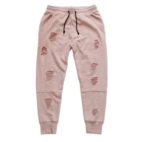 Long Live the Youth Distressed Rose Joggers Long Live the Youth Distressed Rose Joggers