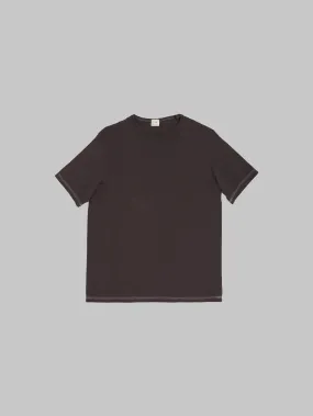 Loop & Weft Recycled Nep Plating Dot Seam Crewneck Natural T-Shirt Antique Black Loop & Weft Recycled Nep Plating Dot Seam Crewneck Natural T-Shirt Antique Black