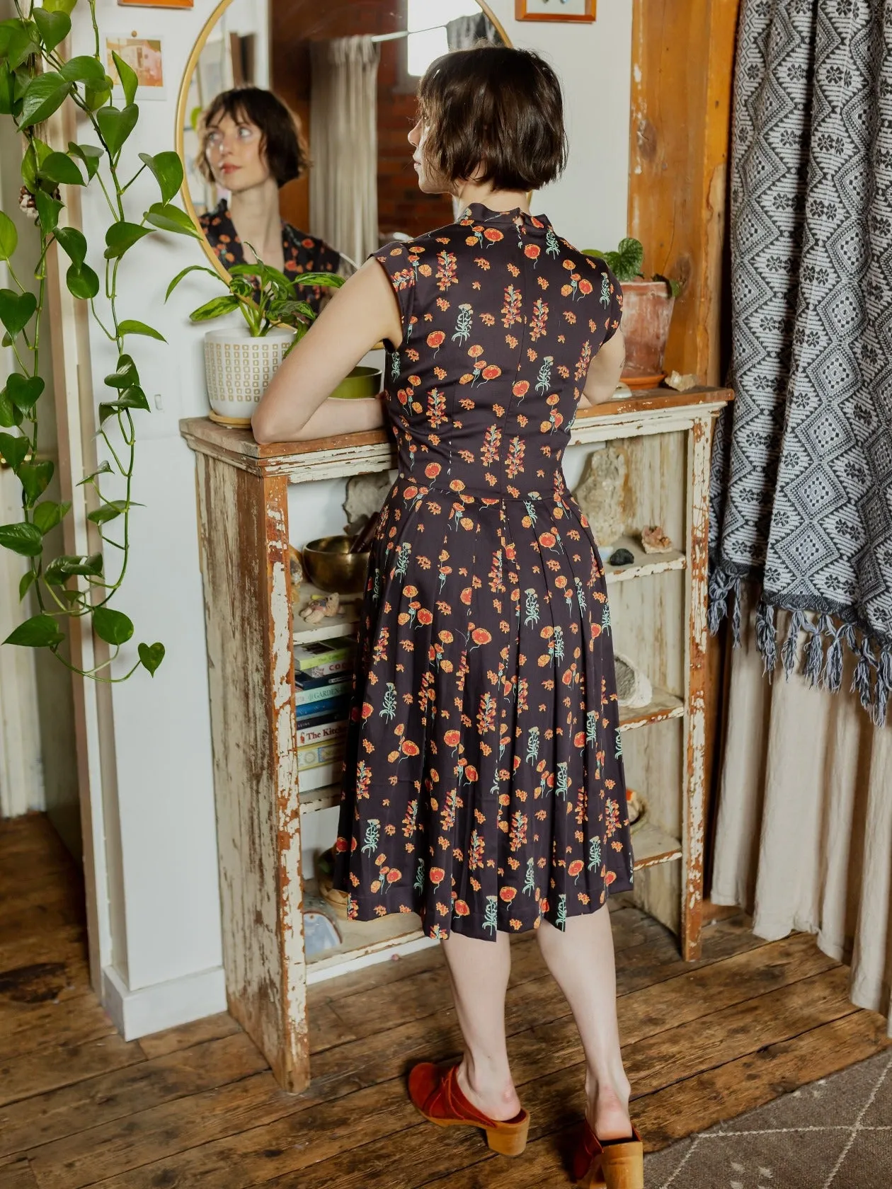 Lucille Dress - Botanical Dusk
