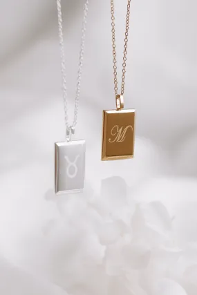 Luka - Monogrammed Stainless Steel Necklace Luka - Monogrammed Stainless Steel Necklace