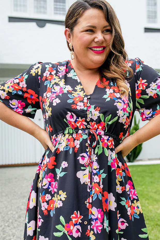 Marley Black Blossom Dress