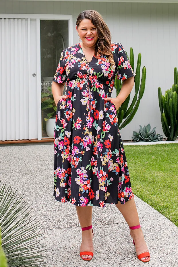 Marley Black Blossom Dress