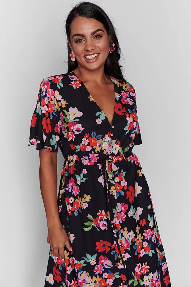 Marley Black Blossom Dress