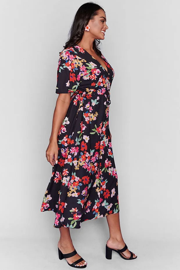 Marley Black Blossom Dress