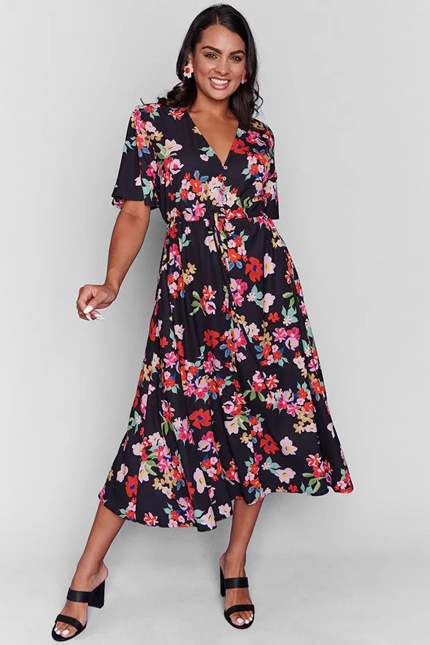 Marley Black Blossom Dress
