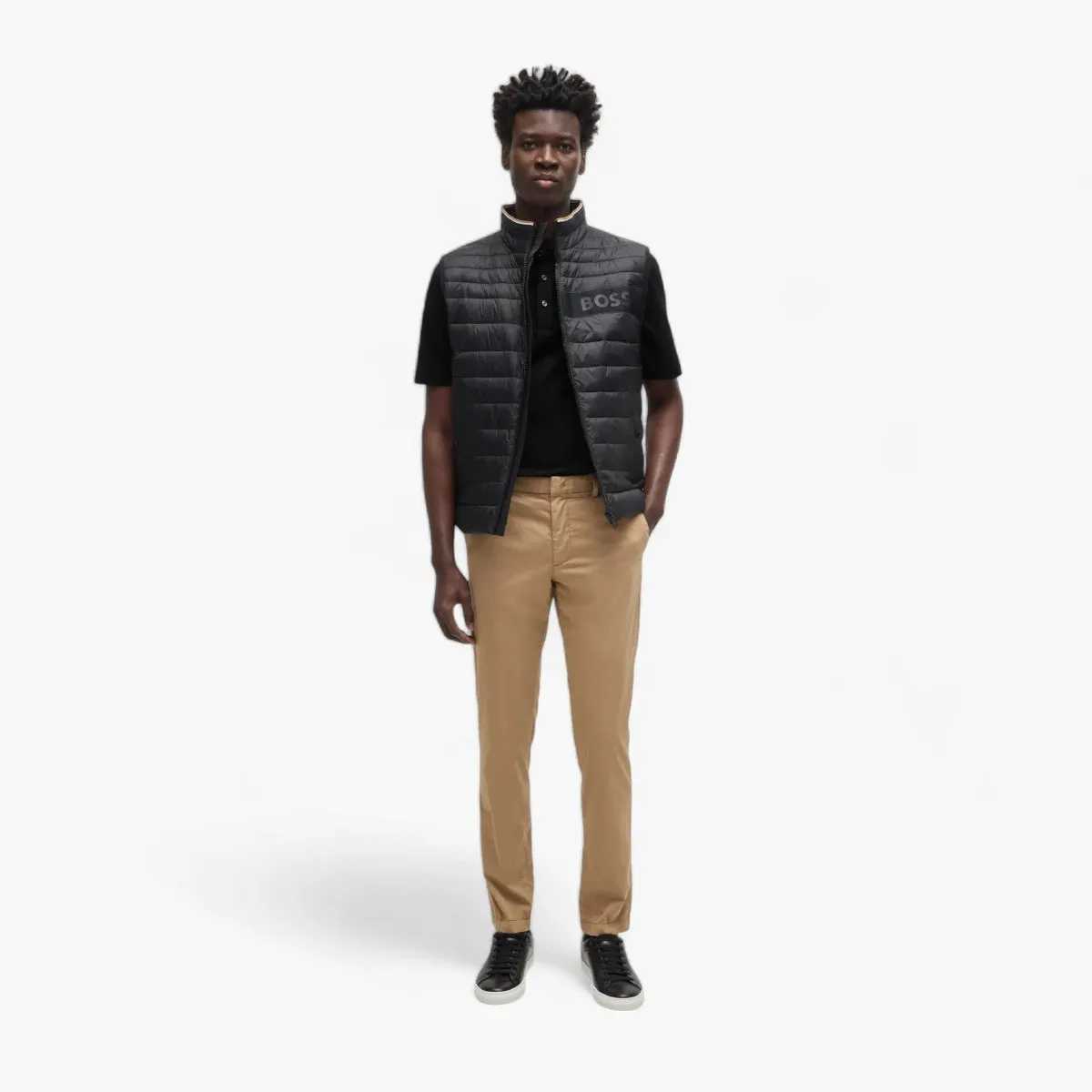 Mercerized-Cotton Polo Shirt With Double Monogram