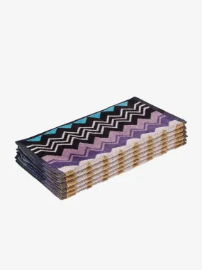 Missoni Multicolored Face Towels Six Pieces Gift Box Missoni Multicolored Face Towels Six Pieces Gift Box