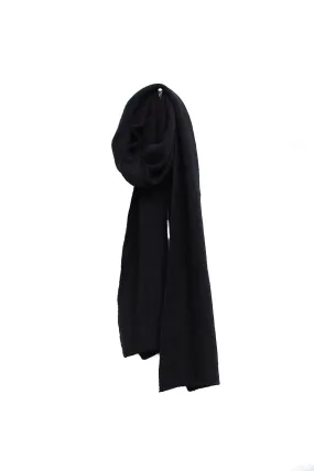 Monti Moss Stitch Scarf black Monti Moss Stitch Scarf black
