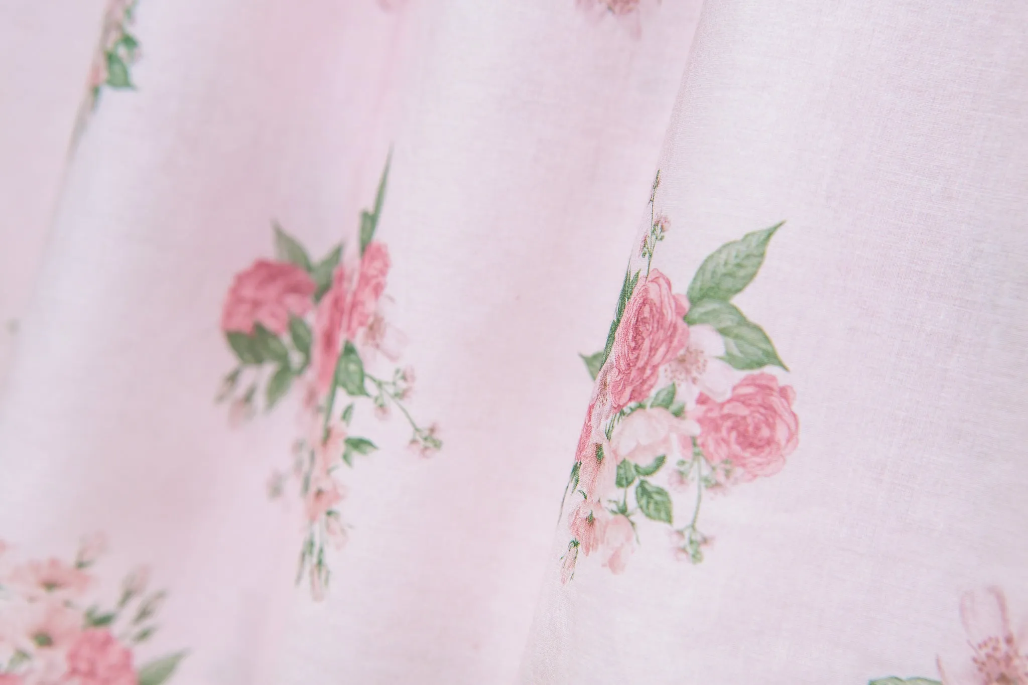 NATHALIE - GIRLS COTTON PYJAMA PINK ROSES