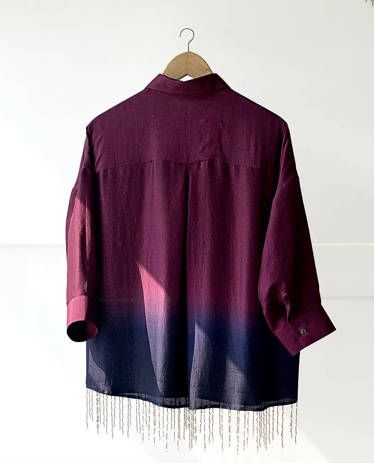 Ombrè Pearl Drop Shirt