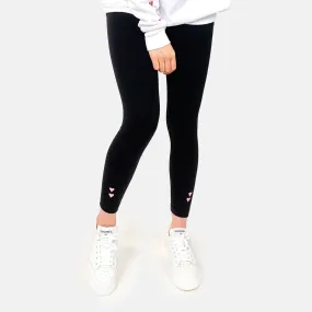 Parker Chic Black Leggings - Mini Rose Gold Hearts Parker Chic Black Leggings - Mini Rose Gold Hearts