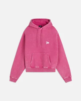 Patta Classic Washed Hooded Sweater (Fuchsia Red) Patta Classic Washed Hooded Sweater (Fuchsia Red)