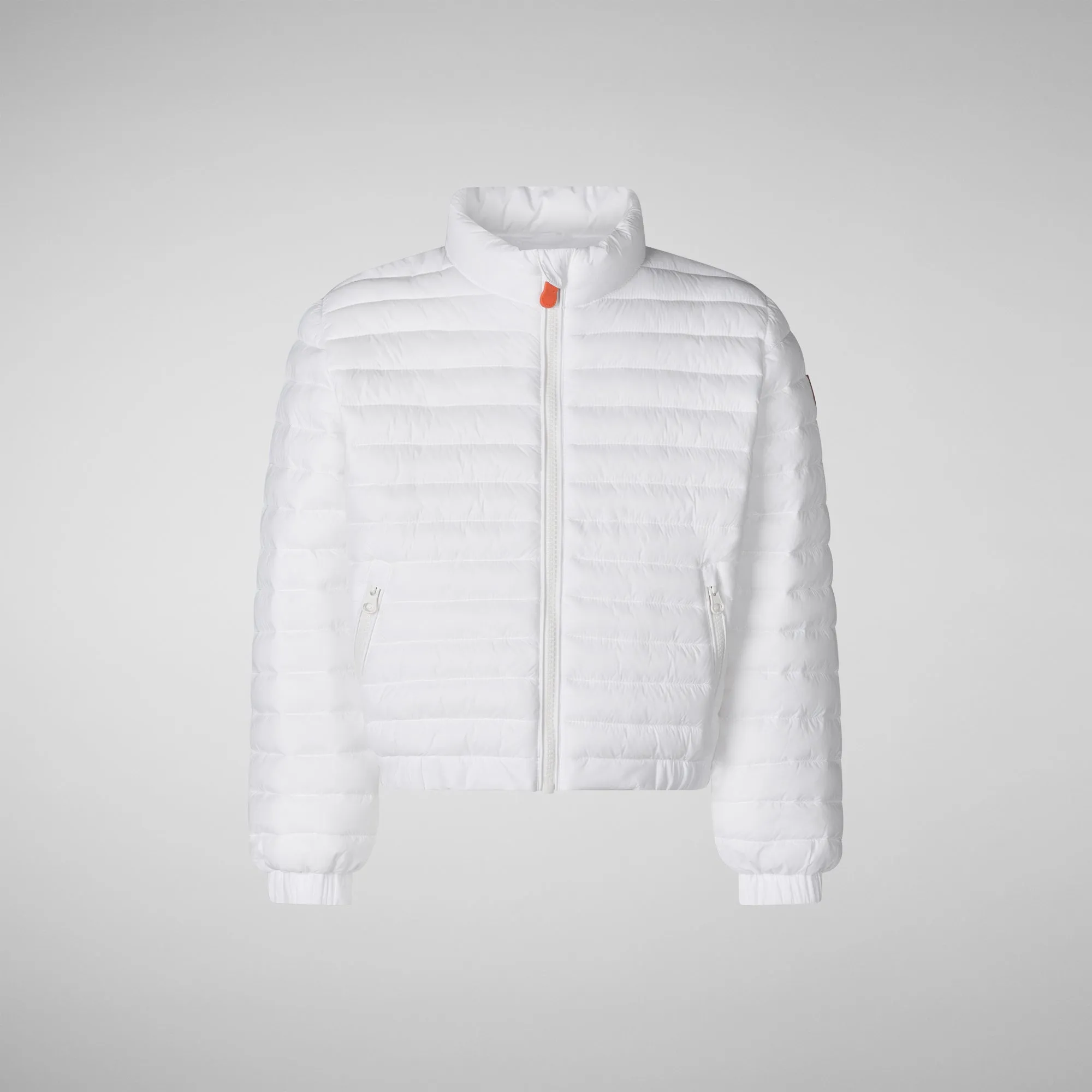 PIUMINO ANIMAL FREE BAMBINA MAE bianco