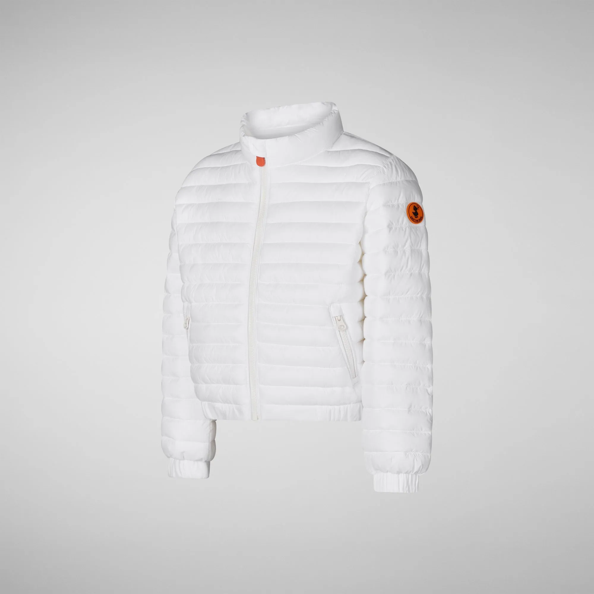 PIUMINO ANIMAL FREE BAMBINA MAE bianco